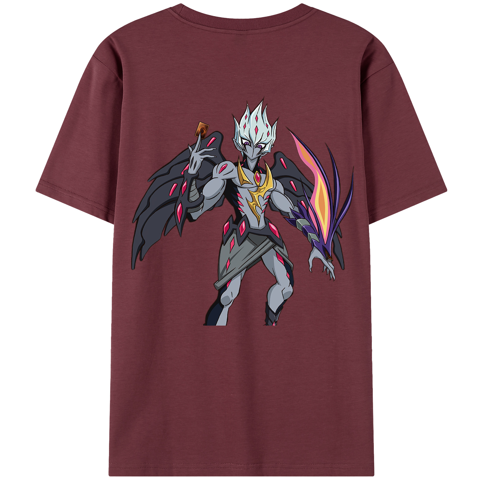 （画像用） 遊☆戯☆王 Yu-Gi-Oh! 綿100％半袖Tシャツ（背面プリント）